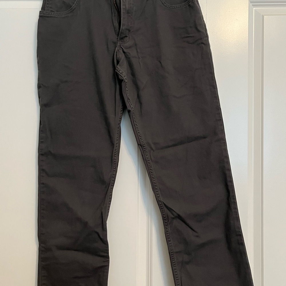 Carhartt Men's Dark Gray Straight Jeans